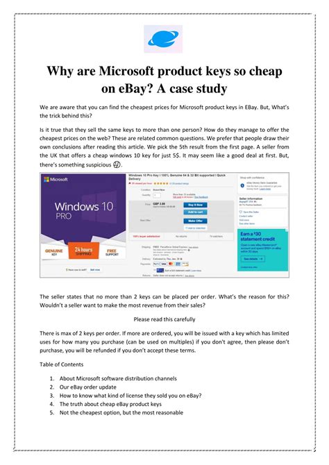 why are windows keys so cheap on ebay